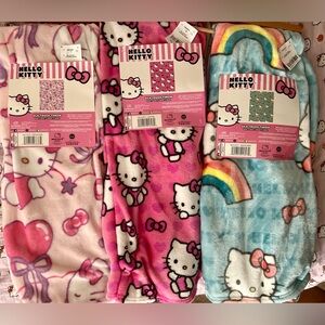 Hello Kitty blankets! NEW